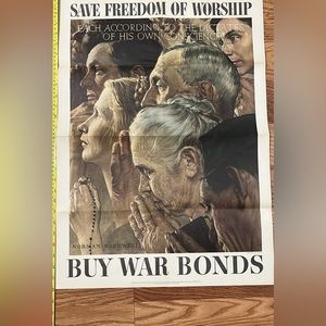WWII war bonds poster
